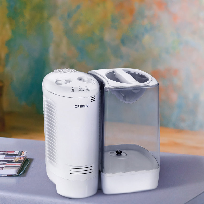 Optimus 3 Gallons Warm Mist Evaporative Tabletop Humidifier with